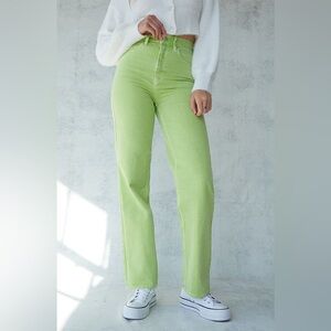 PacSun Women’s Eco Lime High Rise 90s Boyfriend Jeans